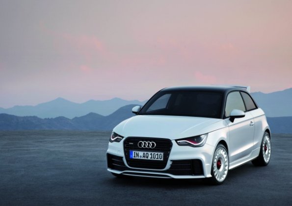 Die Frontpartie des Audi A1 Quattro