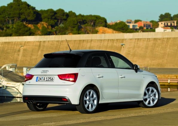 Die Heckpartie des Audi A1 Sportback