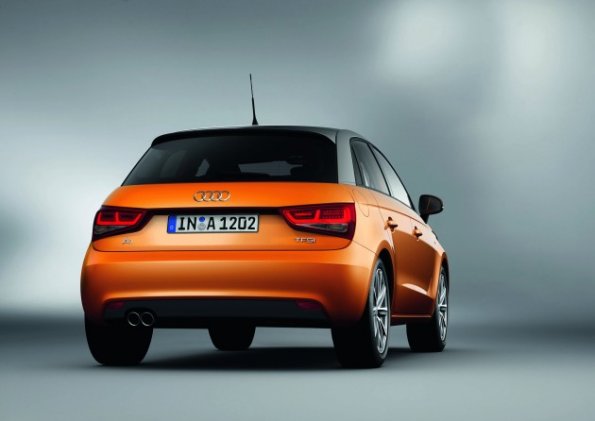 Das Heck des Audi A1 Sportback S line