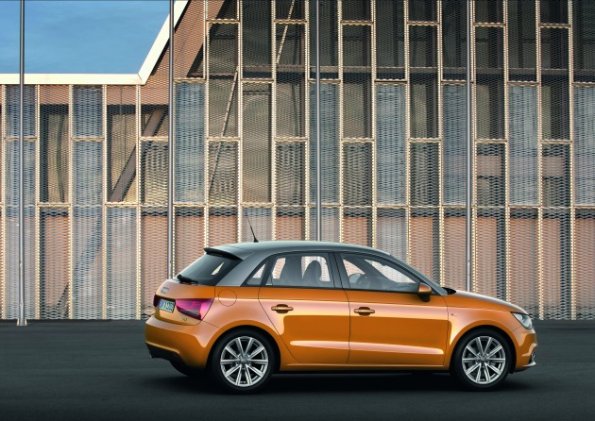 Die Seitenpartie des Audi A1 Sportback S line