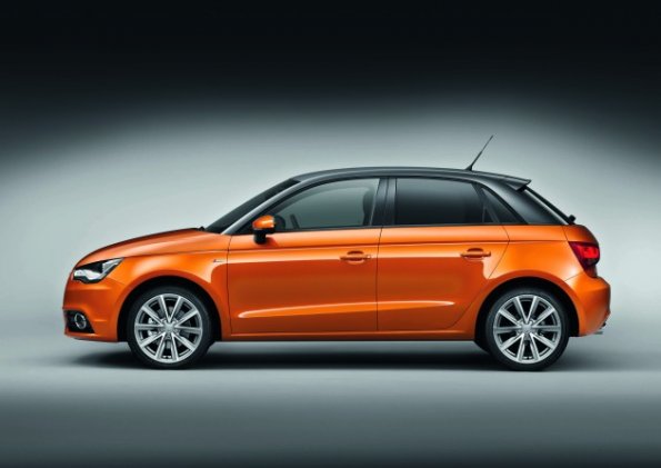 Die Silhouette des Audi A1 Sportback S line