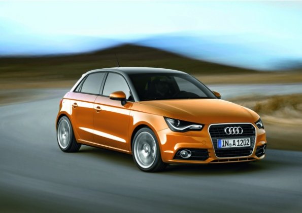 Front- und Seitenansicht des Audi A1 Sportback S line