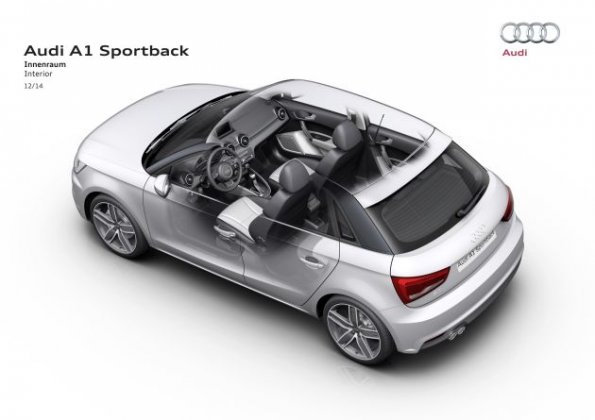 Ghostview des Audi A1 Sportback 