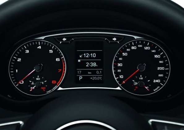 Die Instrumente im Audi A1 