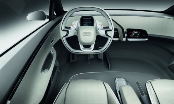 Das Cockpit im Audi A2 Concept