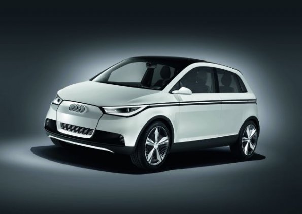 Front- und Seitenansicht des Audi A2 Concept