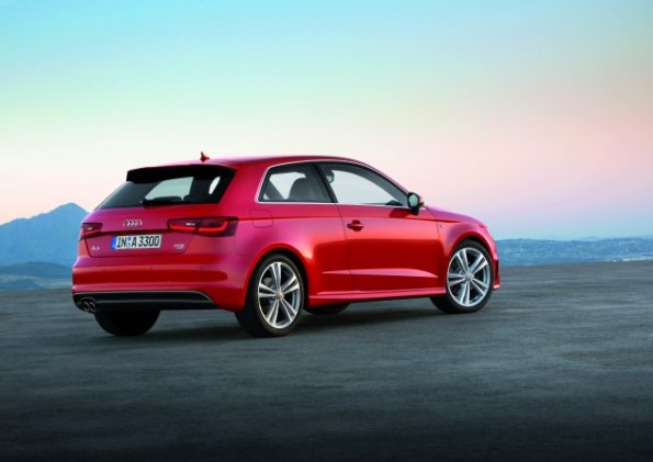 Heck- und Seitenpartie des Audi A3 1.8 TFSI S-Line