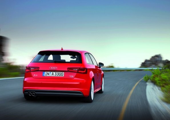 Das Heck des Audi A3 1.8 TFSI S-Line