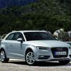 Die Front- und Seitenpartie des Audi A3