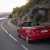 <p>Die Heckpartie des Audi A3 Cabrio Farbe: Misanorot Perleffekt</p>