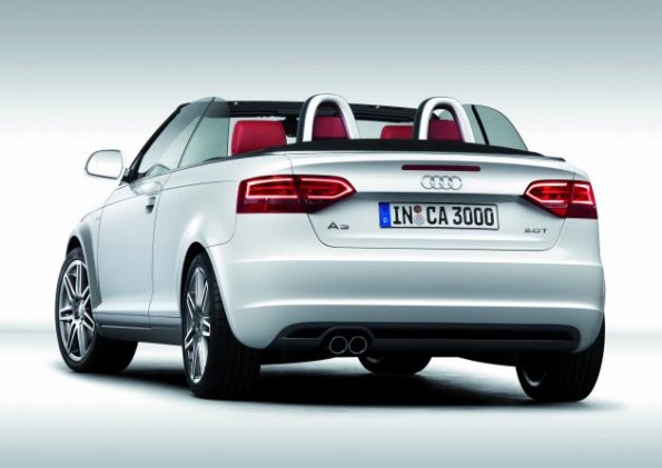 Heckansicht des Audi A3 Cabrio