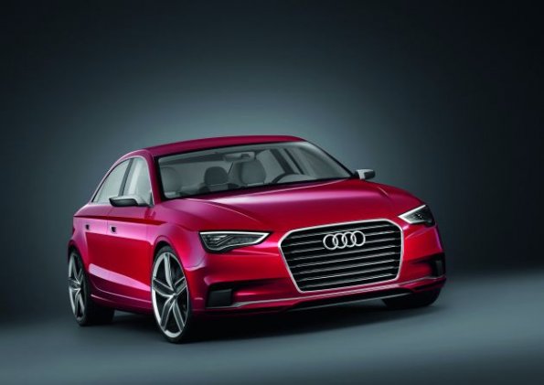 Die Frontansicht des Audi A3 Concept