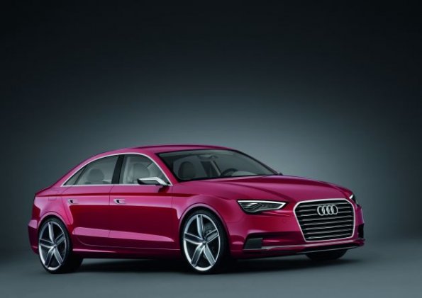 Seitenansicht des Audi A3 Concept