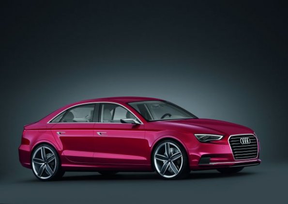 Der Audi A3 Concept in der Seitenansicht