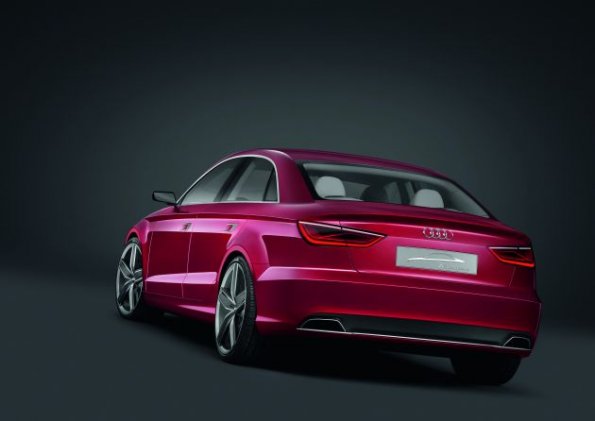 Die Heckpartie des Audi A3 Concept