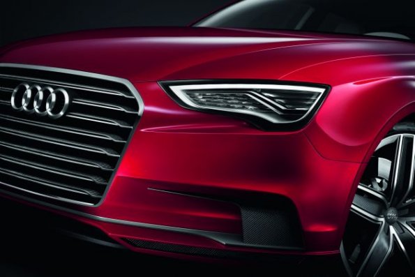 Detailaufnahme am Audi A3 Concept