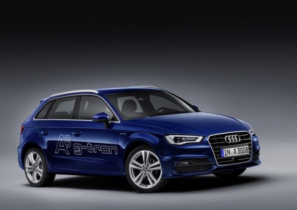 Die Frontpartie des Audi A3 Sportback g-tron