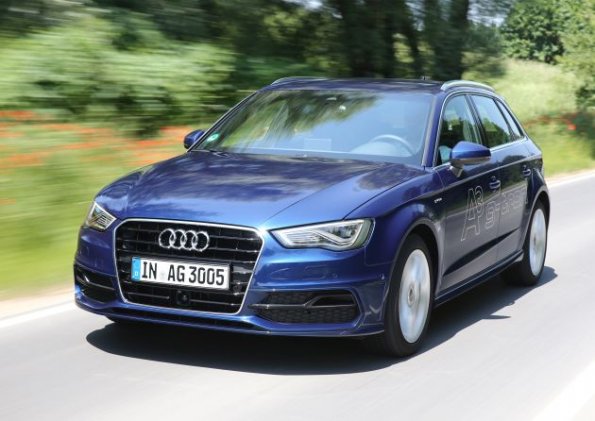 Audi A3 Sportback g-tron in der Frontansicht