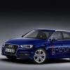 <p>Standaufnahme des Audi A3 Sportback g-tron; Farbe: Estorilblau Kristalleffekt; <strong>Verbrauchsangaben Audi A3 Sportback g-tron: </strong>Kraftstoffverbrauch kombiniert in l/100 km: 5,2 - 5; CNG Verbrauch in kg/100km: 3,3 - 3,2; CO2-Emission kombiniert in g/km: 120 - 88</p>