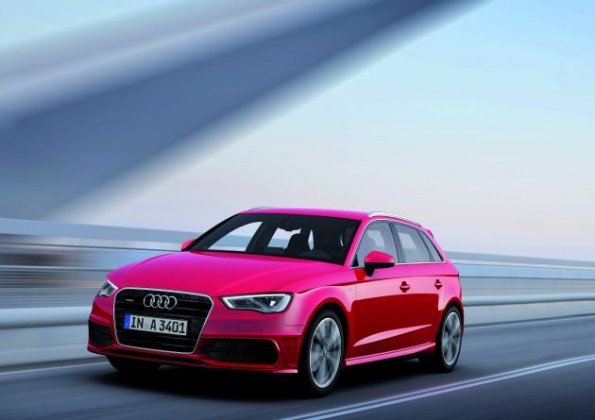 Die Frontansicht des Audi A3 Sportback S line