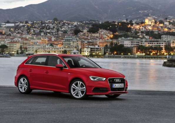 Die Frontpartie des Audi A3 Sportback S line