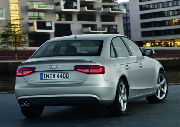 Die Heckpartie des Audi A4