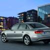 Heck- und Seitenpartie des Audi A4 2012