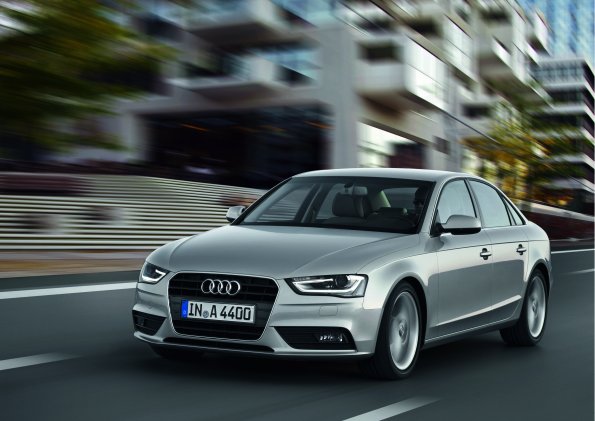 Die Frontpartie des Audi A4 2012