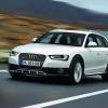 Eine Fahraufnahme zeigt die Frontpartie des Audi A4 Avant Allround Quattro