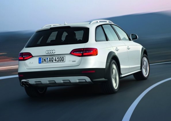 Die Heckpartie des Audi A4 Avant Allround Quattro