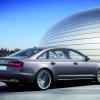 Die Seitenpartie des Audi A6 L e-tron