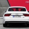 Heckpartie des Audi A7 Sportback