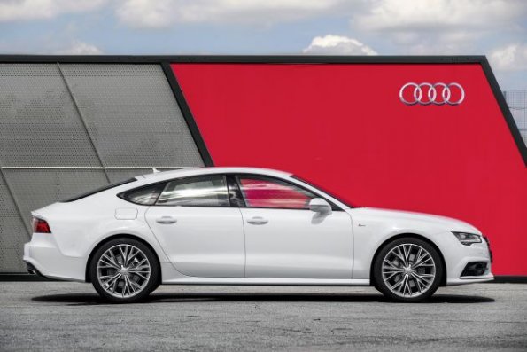 Seitenansicht des Audi A7 Sportback