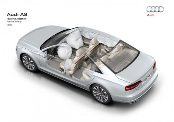 Passive Sicherheit des Audi A8