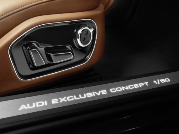 Innenraumdesign von Poltrona Frau im Audi A8 Exclusive Concept