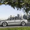 <p>Die Silhouette des Audi A8 Hybrid Farbe: Arktissilber Metallic</p>