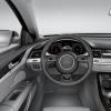 <p>Der Arbeitplatz des Fahrers im Audi A8 Hybrid </p>