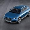 <p>Der Audi Allroad Shooting Brake in der Totale, Farbe: Eisblau</p>