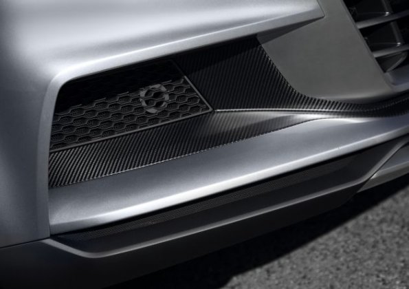 Ein Detail des Audi Concept Car Crosslane Coupé    Farbe: Zebulon Silber Metallic