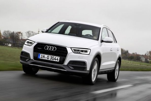 Audi Q3 in einer Frontansicht 