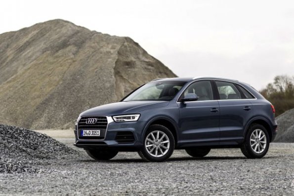 Frontpartie des Audi Q3