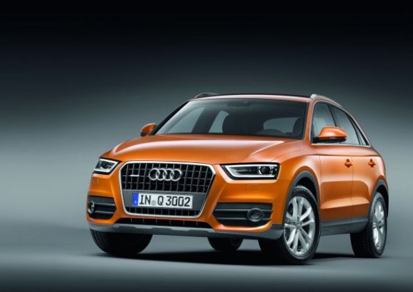 Die Frontpartie des Audi Q3 Quattro