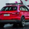 Die Heckpartie am Audi Q3 red track