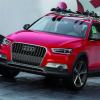 Die Frontpartie des Audi Q3 red track