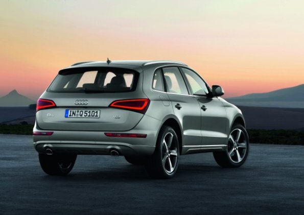 Die Heckansicht des Audi Q5