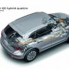 Schematische Darstellung des Audi Q5 hybrid quattro