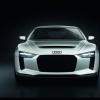 Die Frontansicht des Audi Quattro Concept: Der optische Br&uuml;ckenschlag zum e-tron ist unverkennbar