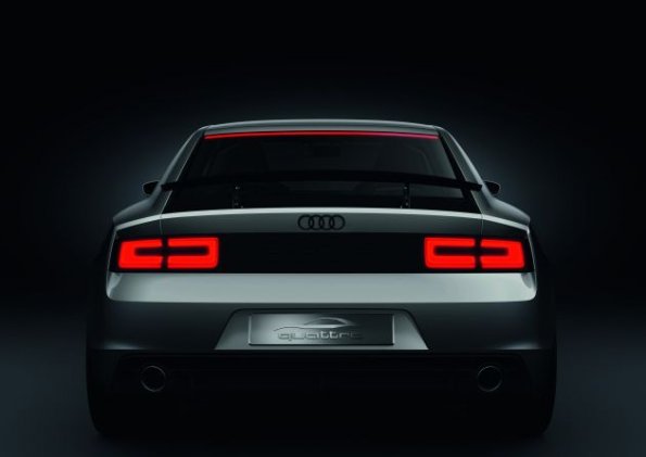 Heckansicht des Audi Quattro Concept