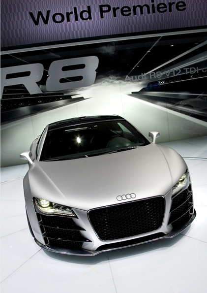 Weltpremiere des Audi R8 V12 TDI concept.