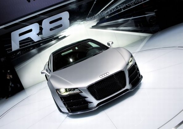 Weltpremiere des Audi R8 V12 TDI concept.